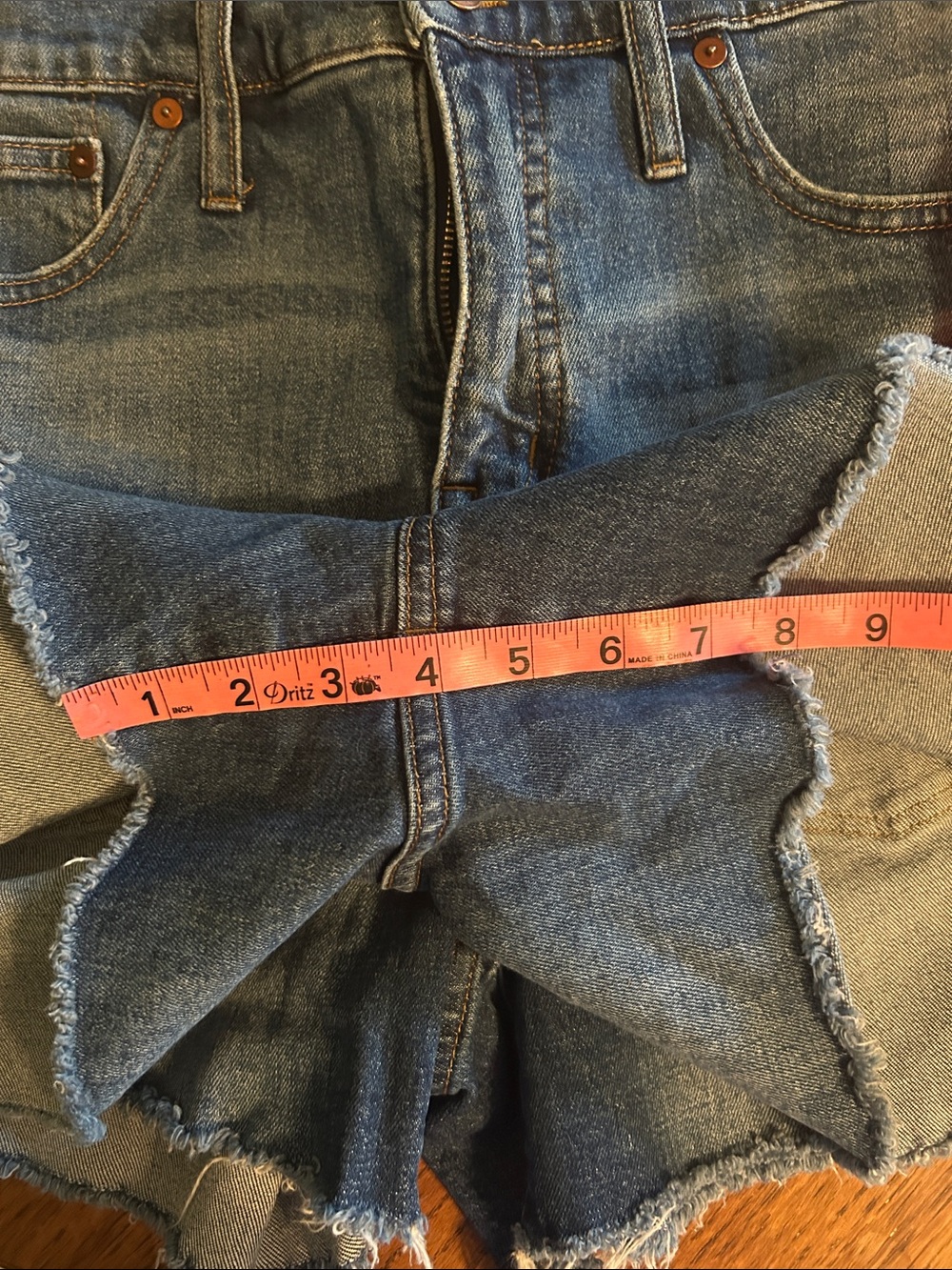 High Rise denim shorts - Picture 14 of 14